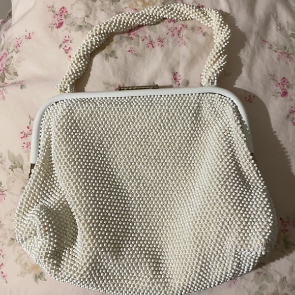 Beaded reversible handbag Vintage - Picture 8 of 12